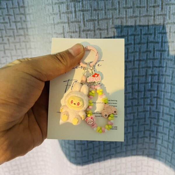 POPMART THE MONSTERS RE-CREATION LABUBU V2 Have A Seat Vinyl Plush Pendant with Bracelet