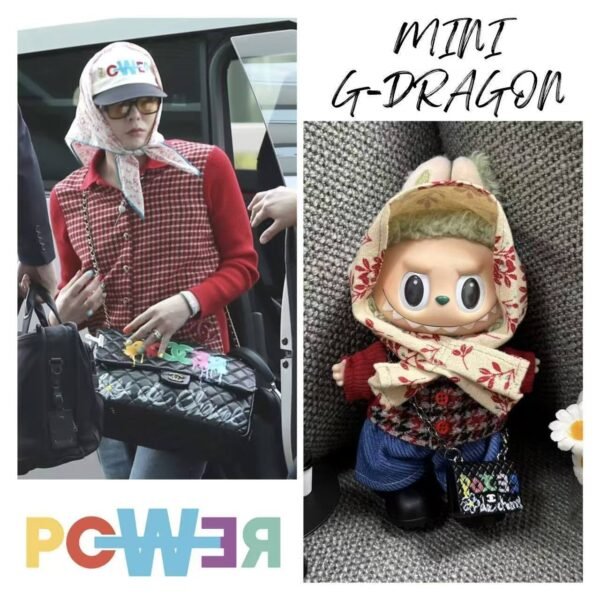 POPMART THE MONSTERS RE-CREATION LABUBU G-Dragon Clothes suit for V1 V2 V3